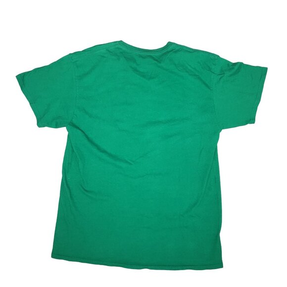 Naruto Uzumaki anime Green white Graphic T-Shirt men's size large small hole L - Picture 5 of 5